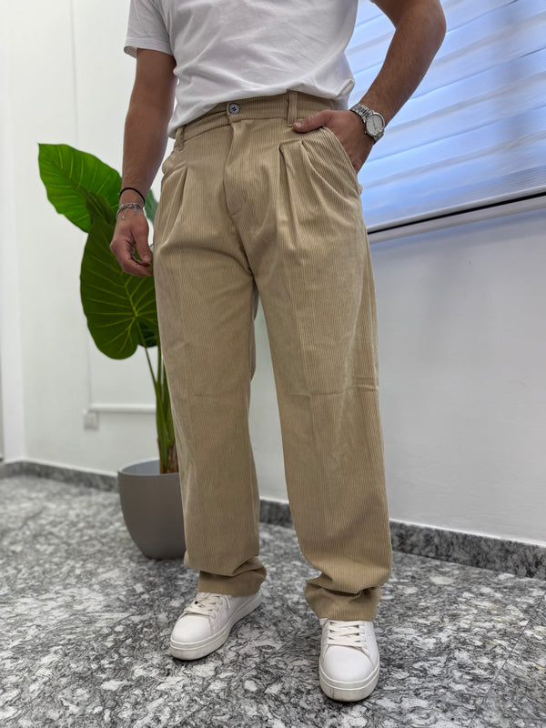 Pantalone Relaxed Fit Velluto