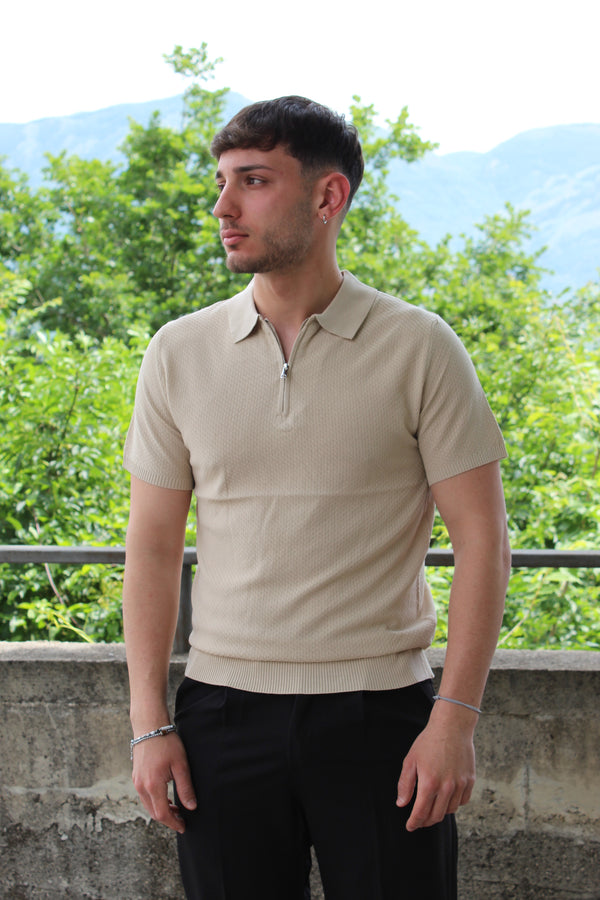Polo Mezza Zip